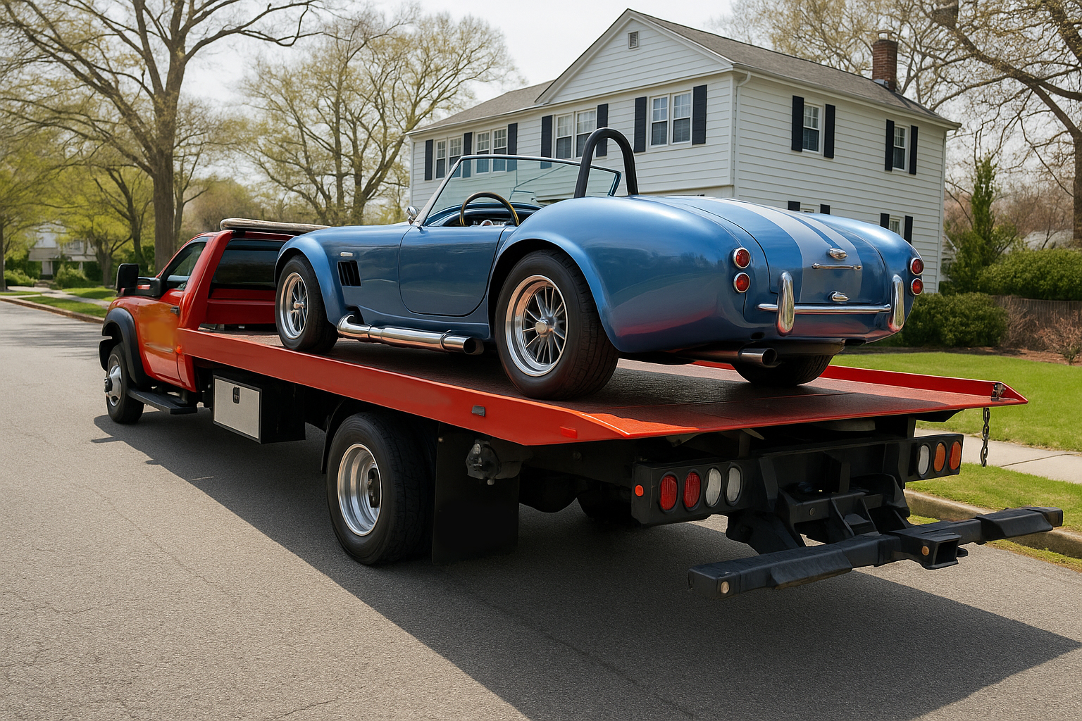 Classic Car Towing Parker img